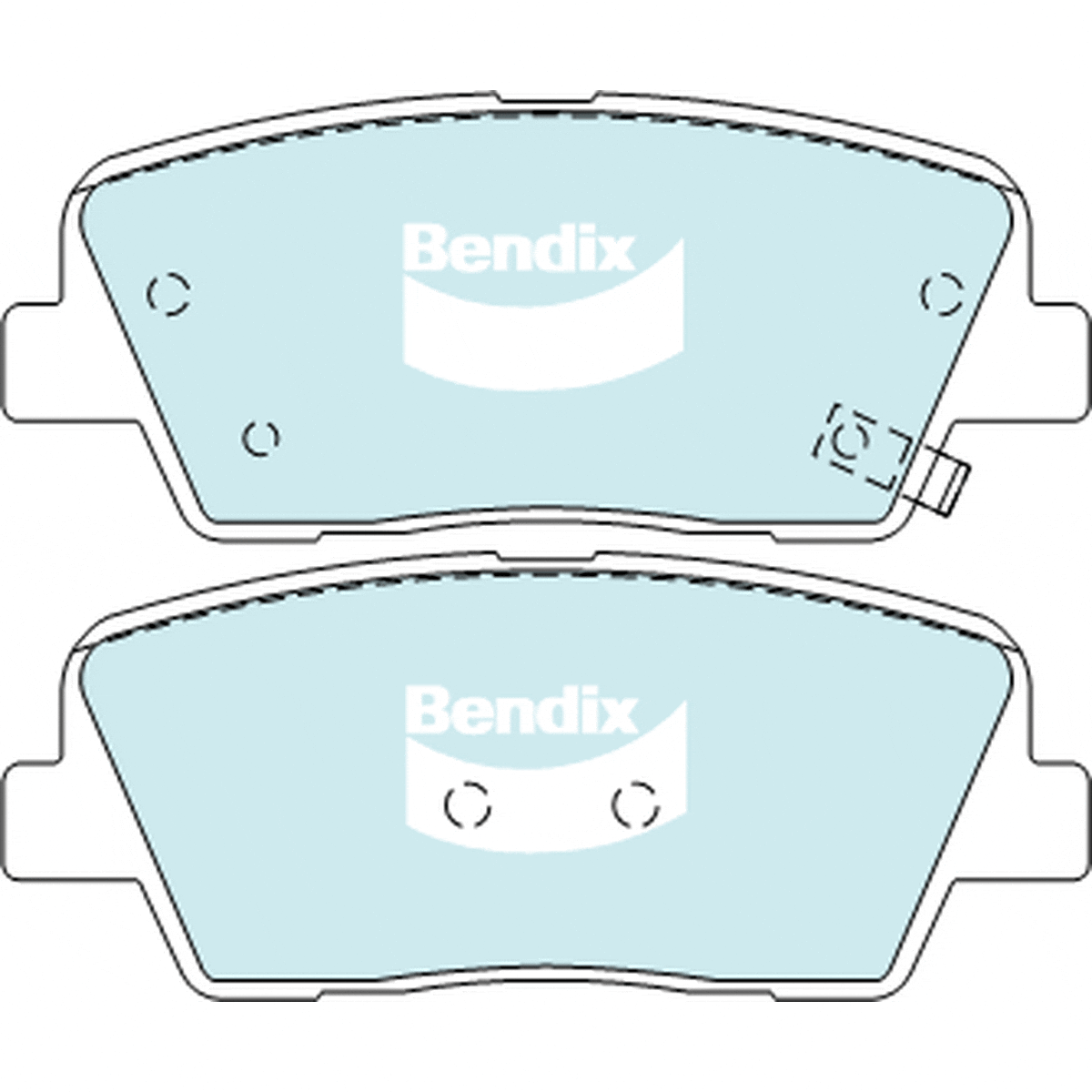 Bendix Heavy Duty Brake Pad Set Rear DB2178 HD