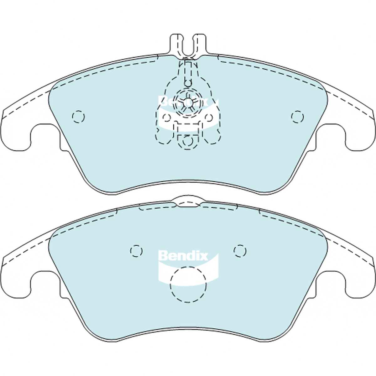 Bendix Heavy Duty Brake Pad Set Front DB2183 HD