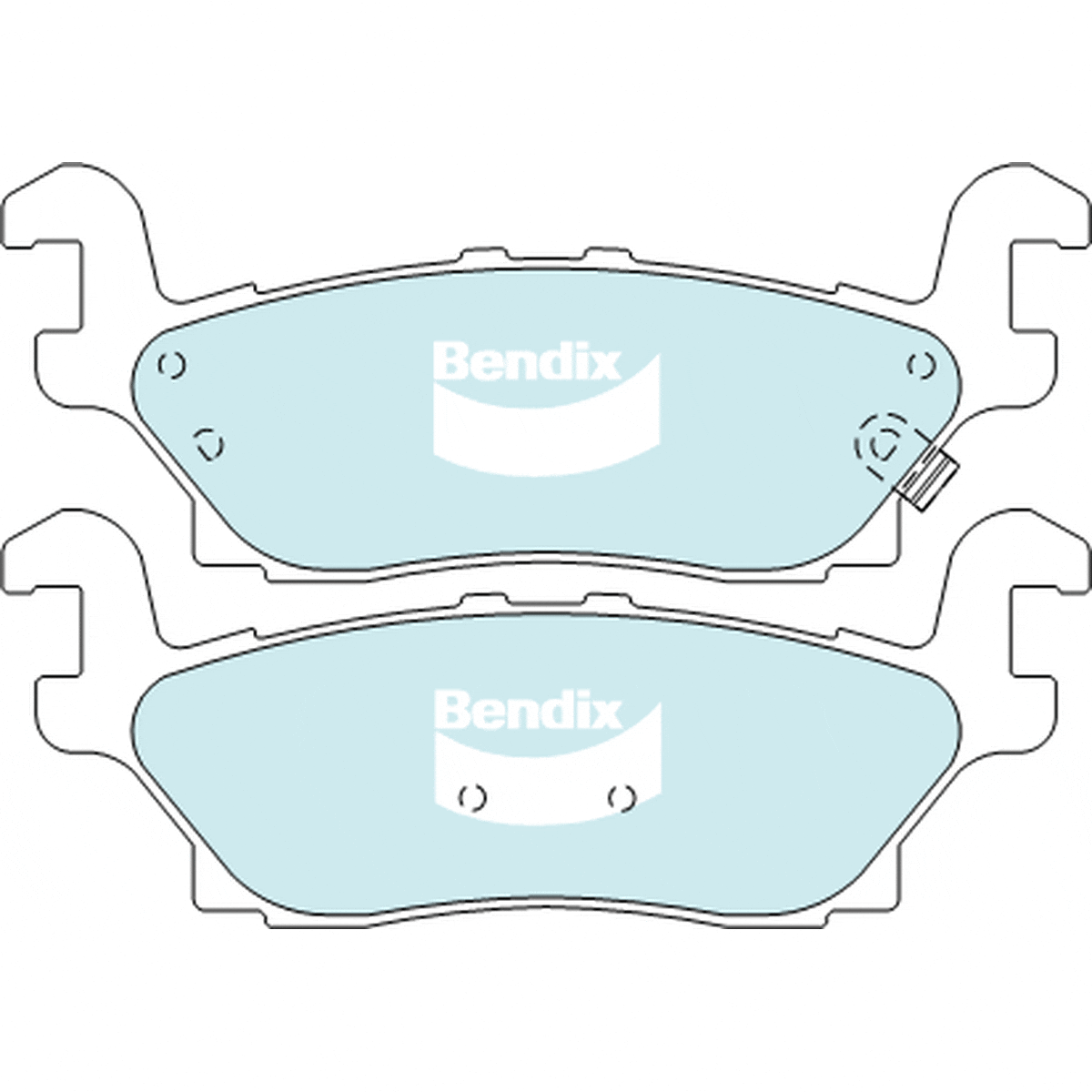 Bendix Heavy Duty Brake Pad Set Rear DB2189 HD
