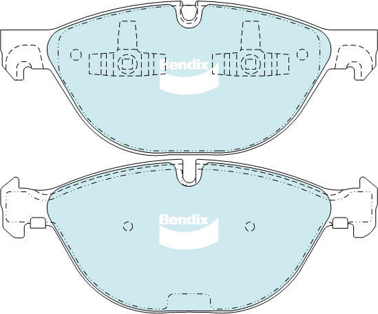 Bendix Heavy Duty Brake Pad Set Front DB2209 HD