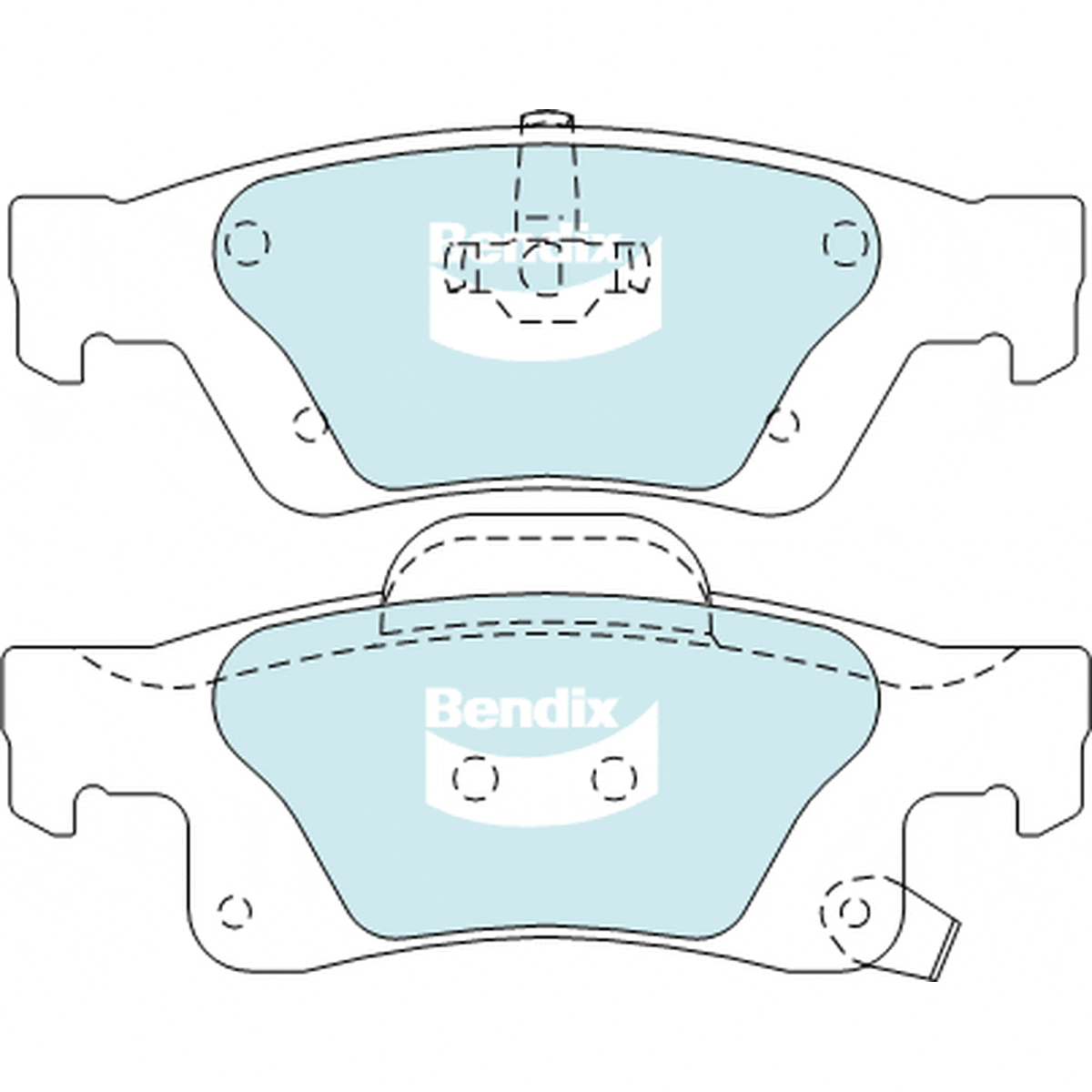 Bendix Heavy Duty Brake Pad Set Rear DB2217 HD