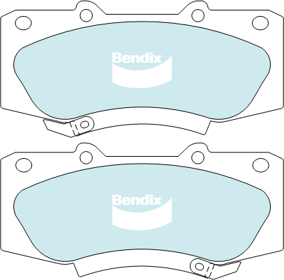 Bendix Heavy Duty Brake Pad Set Front DB2221 HD