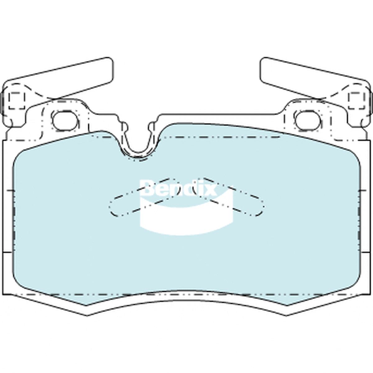 Bendix EURO Brake Pad Set Front DB2222 EURO+