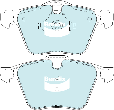 Bendix Heavy Duty Brake Pad Set Front DB2236 HD