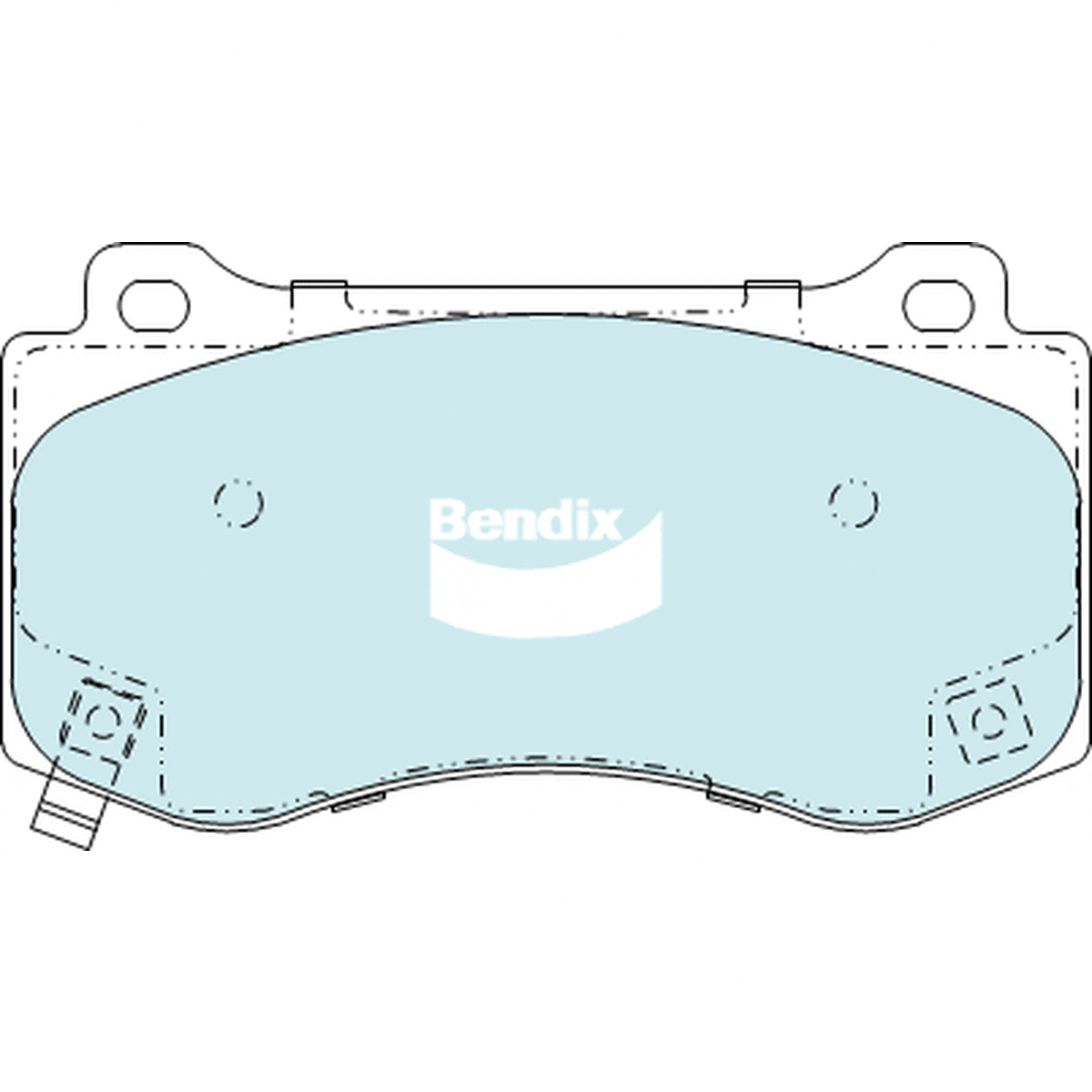 Bendix Heavy Duty Brake Pad Set Front DB2259 HD