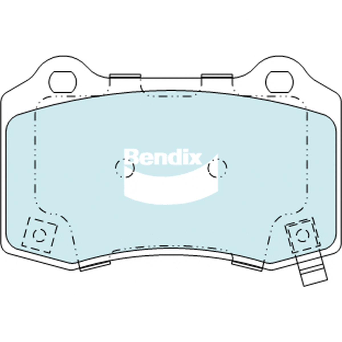 Bendix Heavy Duty Brake Pad Set Rear DB2260 HD