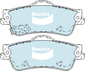 Bendix Heavy Duty Brake Pad Set Rear DB2267 HD