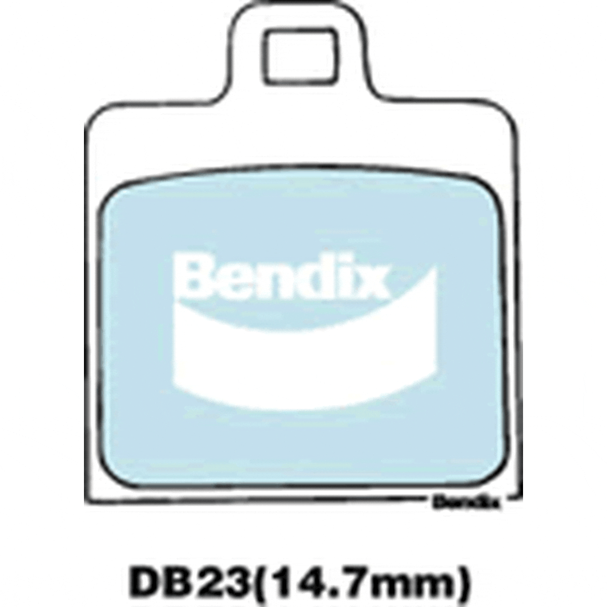 Bendix General CT Brake Pad Set Rear DB23 GCT