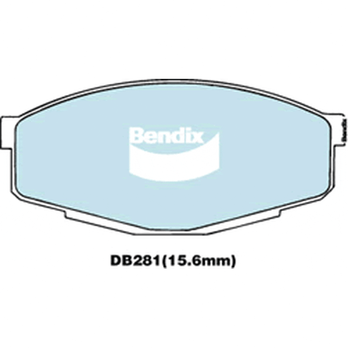 Bendix Protrans Brake Pad Set Front DB281 PR
