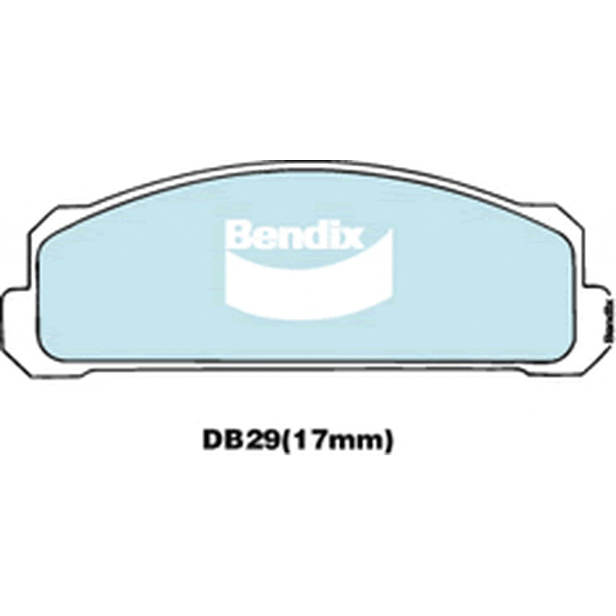 Bendix General CT Brake Pad Set Front DB29 GCT
