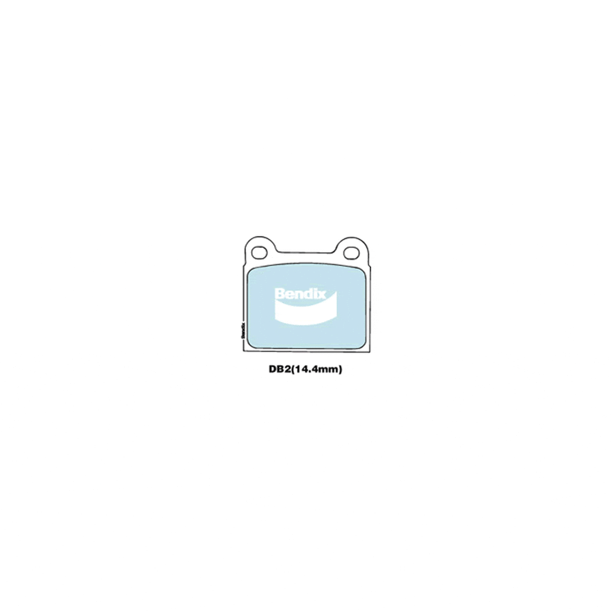 Bendix General CT Brake Pad Set Front DB2 GCT