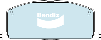 Bendix General CT Brake Pad Set Front DB308 GCT