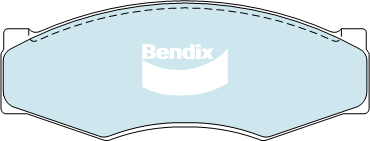 Bendix General CT Brake Pad Set Front DB340 GCT