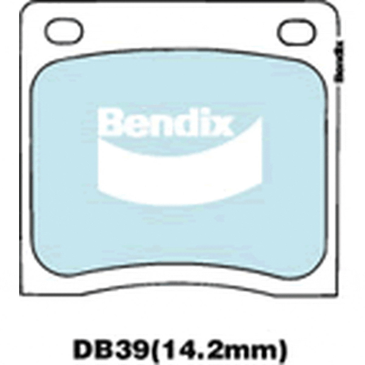Bendix General CT Brake Pad Set Front DB39 GCT