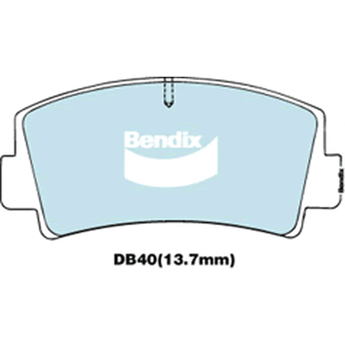 Bendix General CT Brake Pad Set Front DB40 GCT