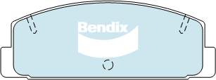 Bendix General CT Brake Pad Set Rear DB417 GCT