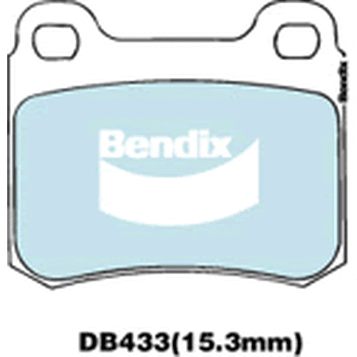 Bendix General CT Brake Pad Set Rear DB433 GCT