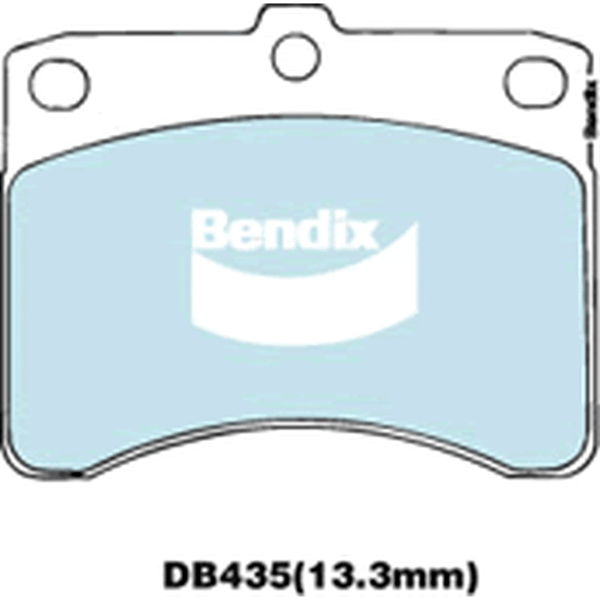 Bendix General CT Brake Pad Set Front DB435 GCT