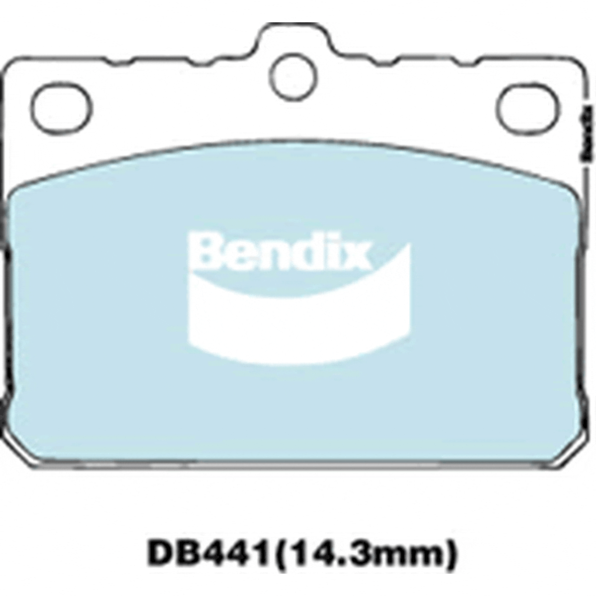 Bendix General CT Brake Pad Set Front DB441 GCT