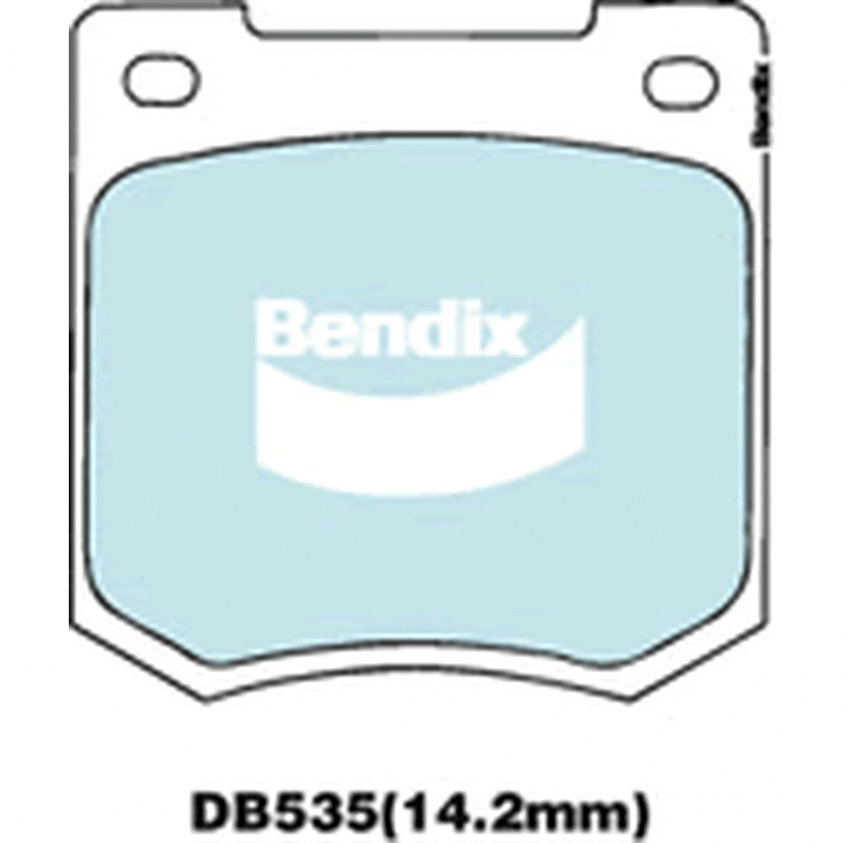Bendix General CT Brake Pad Set Front DB535 GCT