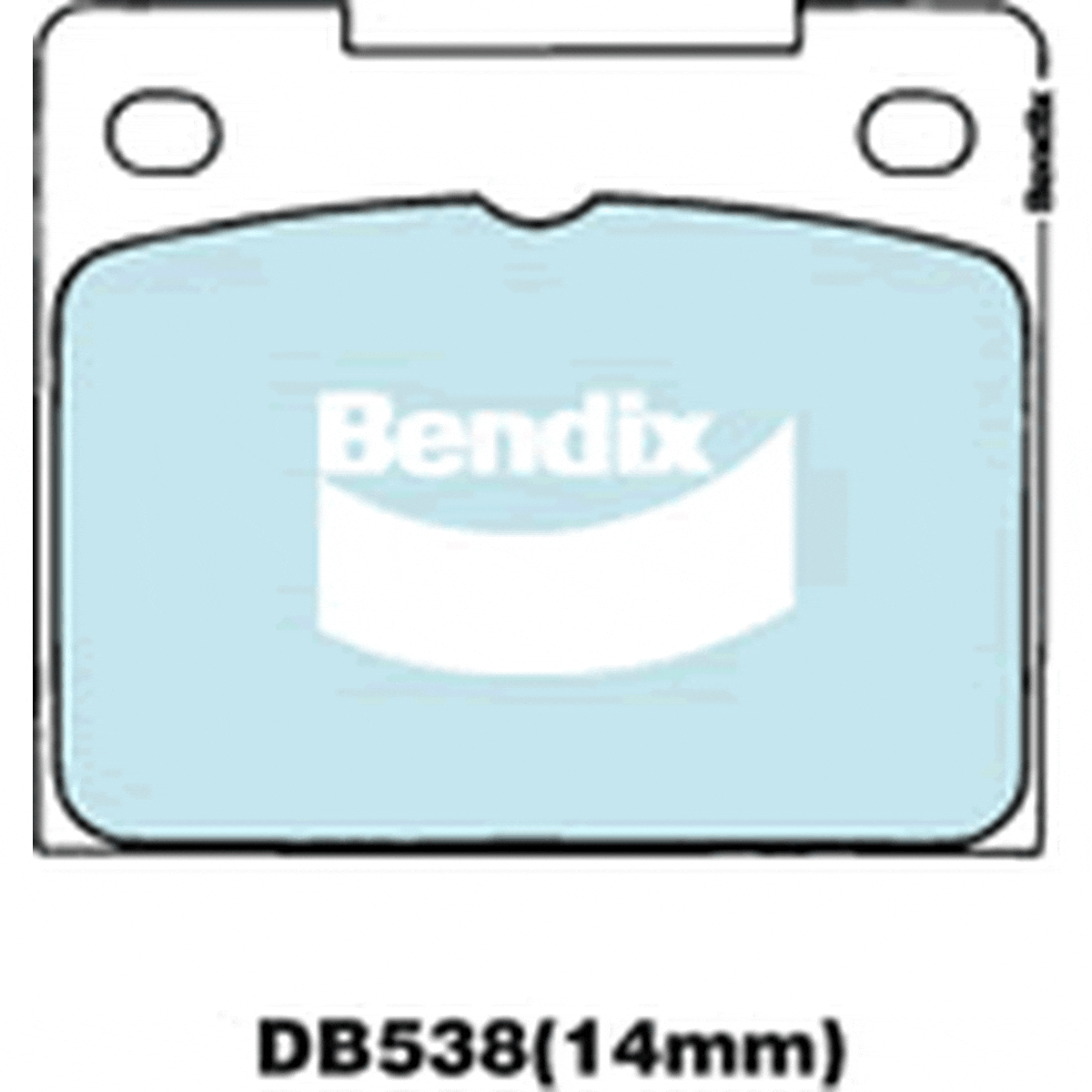 Bendix General CT Brake Pad Set DB538 GCT