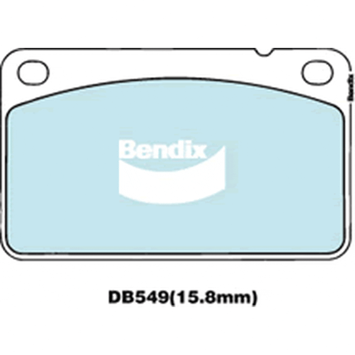 Bendix EURO Brake Pad Set Front DB549 EURO+
