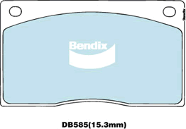 Bendix General CT Brake Pad Set Front DB585 GCT