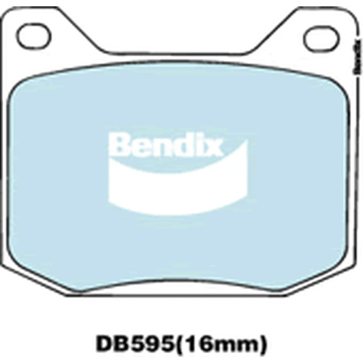 Bendix General CT Brake Pad Set Front DB595 GCT