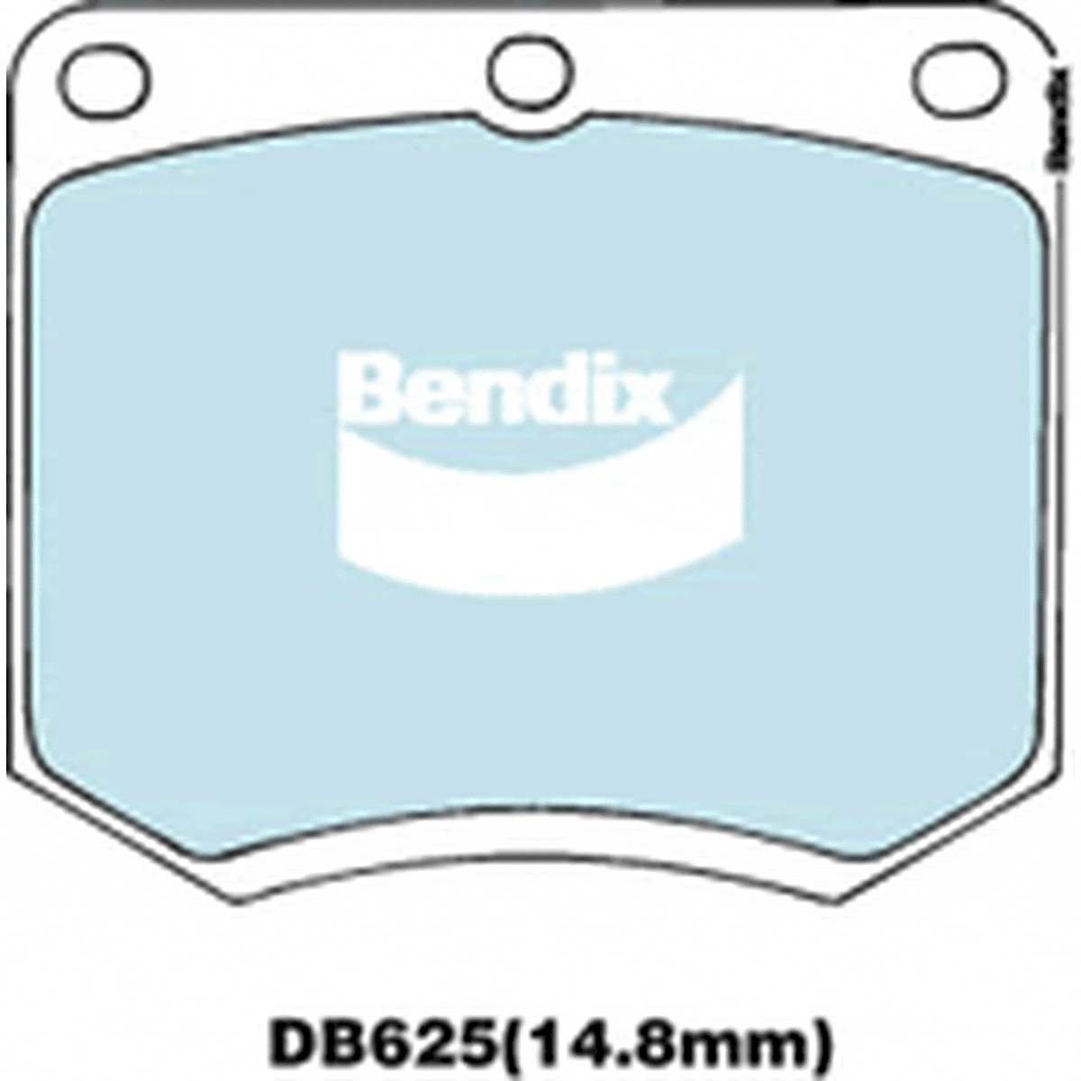 Bendix Heavy Duty Brake Pad Set Front DB625 HD