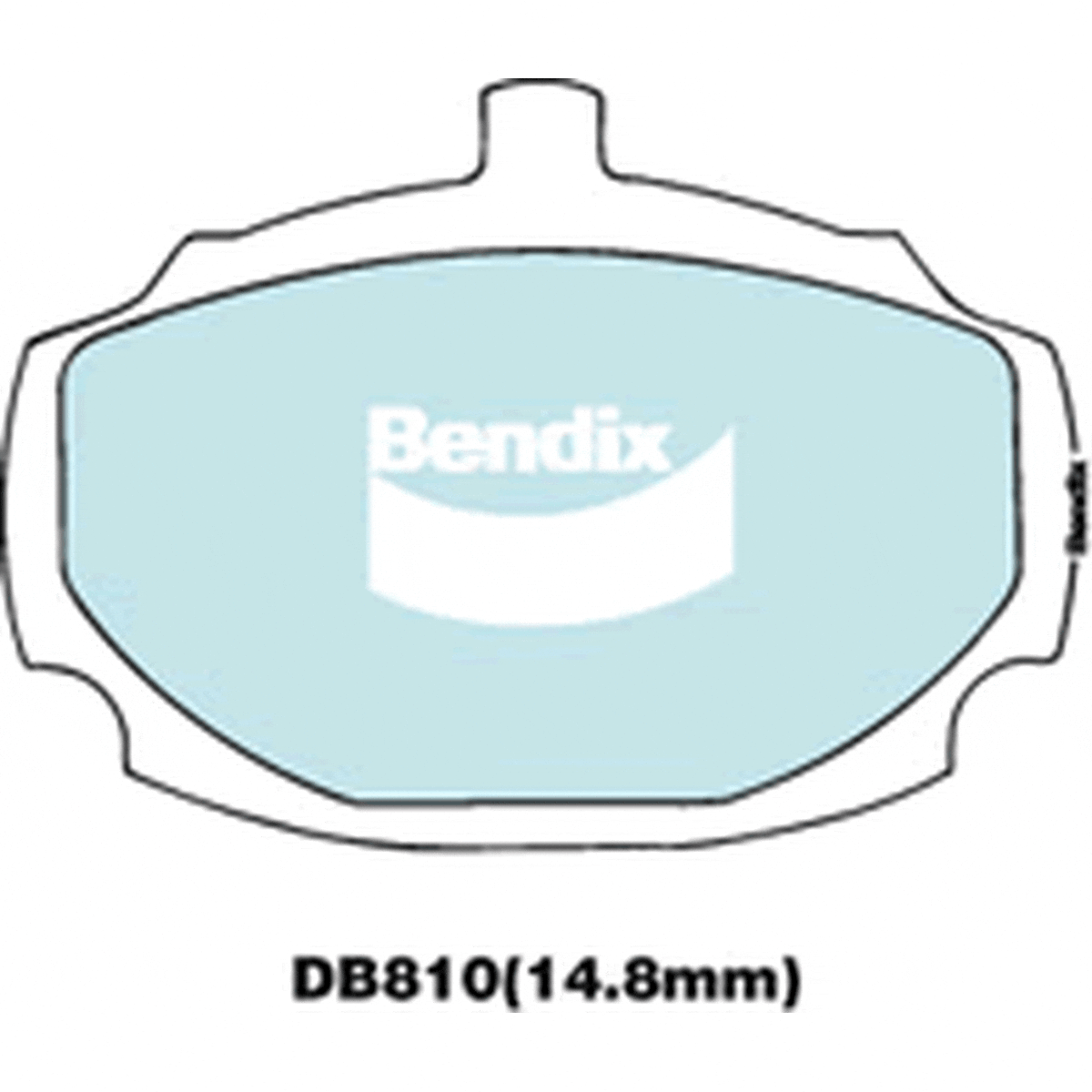 Bendix General CT Brake Pad Set Front DB810 GCT