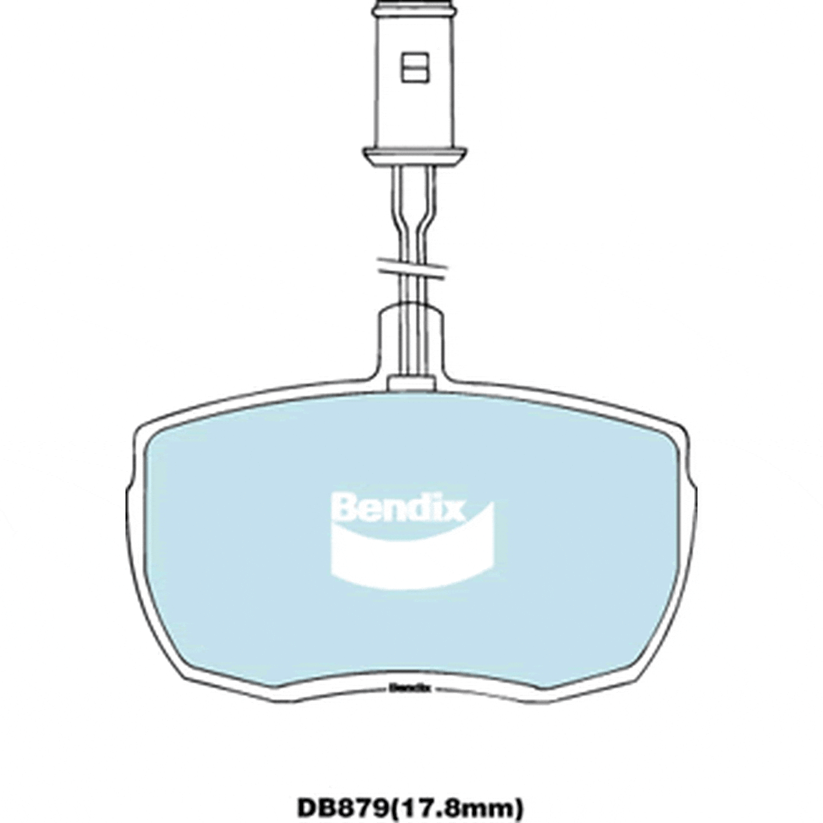 Bendix 4x4 Brake Pad Set Front DB879 -4WD