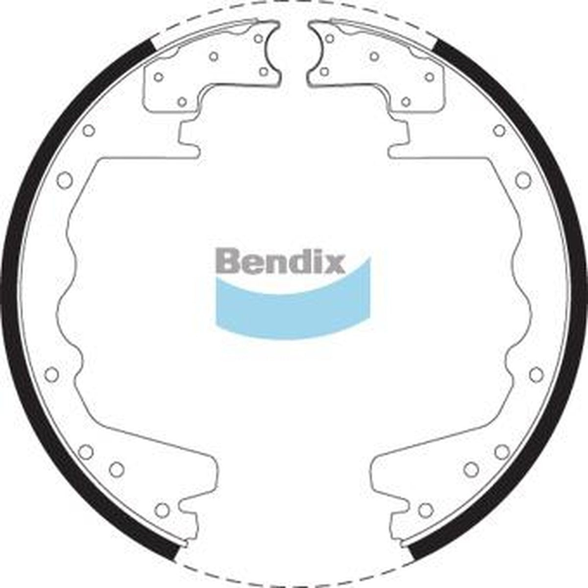 Bendix Brake Shoe Set BS1018
