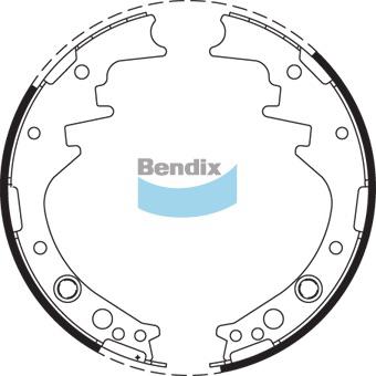 Bendix Brake Shoe Set BS1371