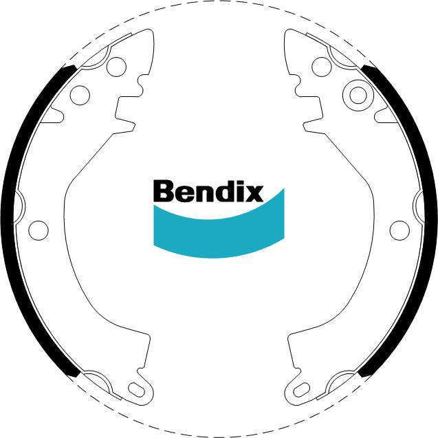 Bendix Brake Shoe Set BS1398