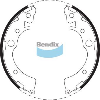 Bendix Brake Shoe Set BS1692
