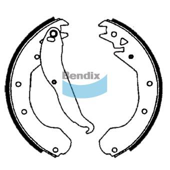Bendix Brake Shoe Set BS1732