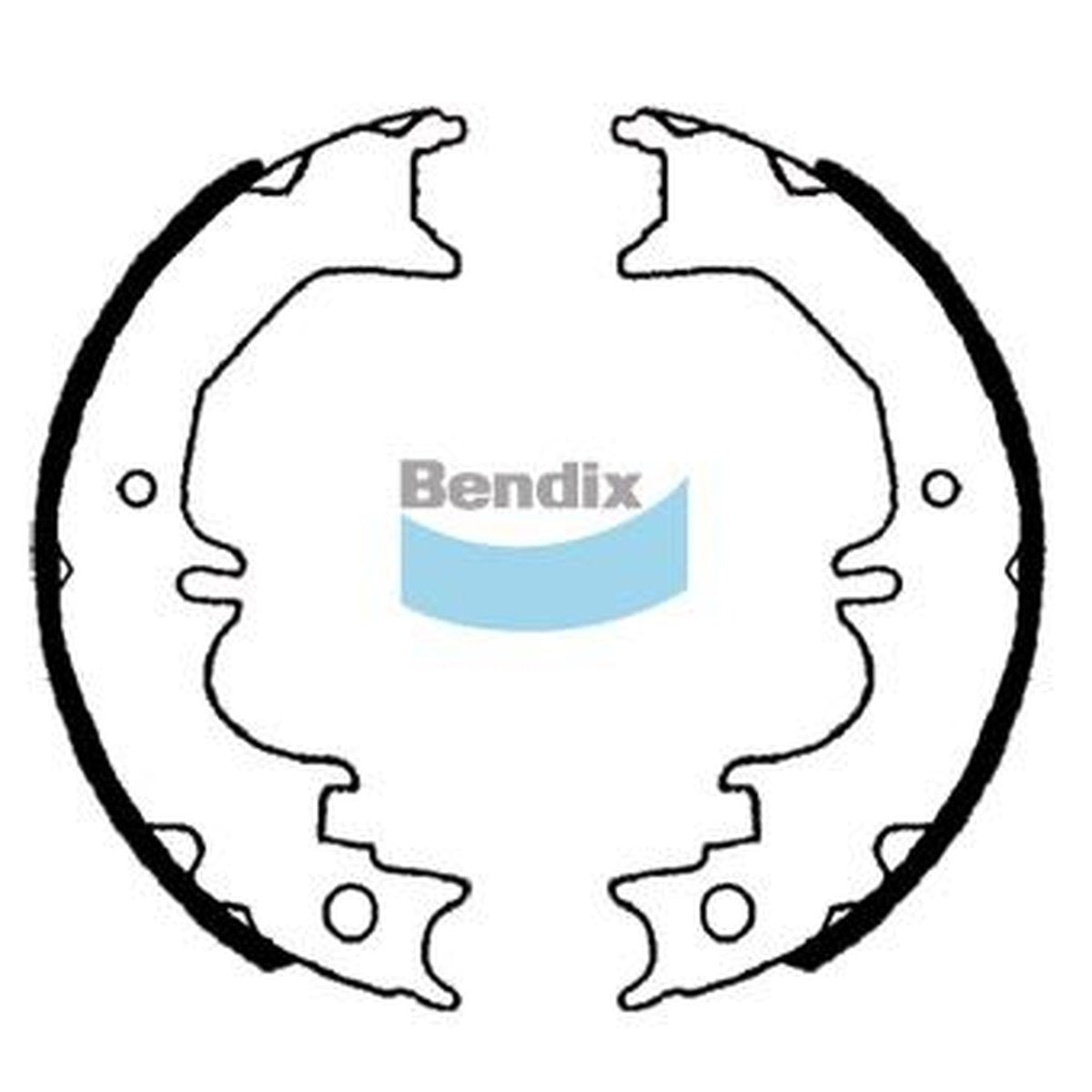 Bendix Park Brake Shoe Set BS1744