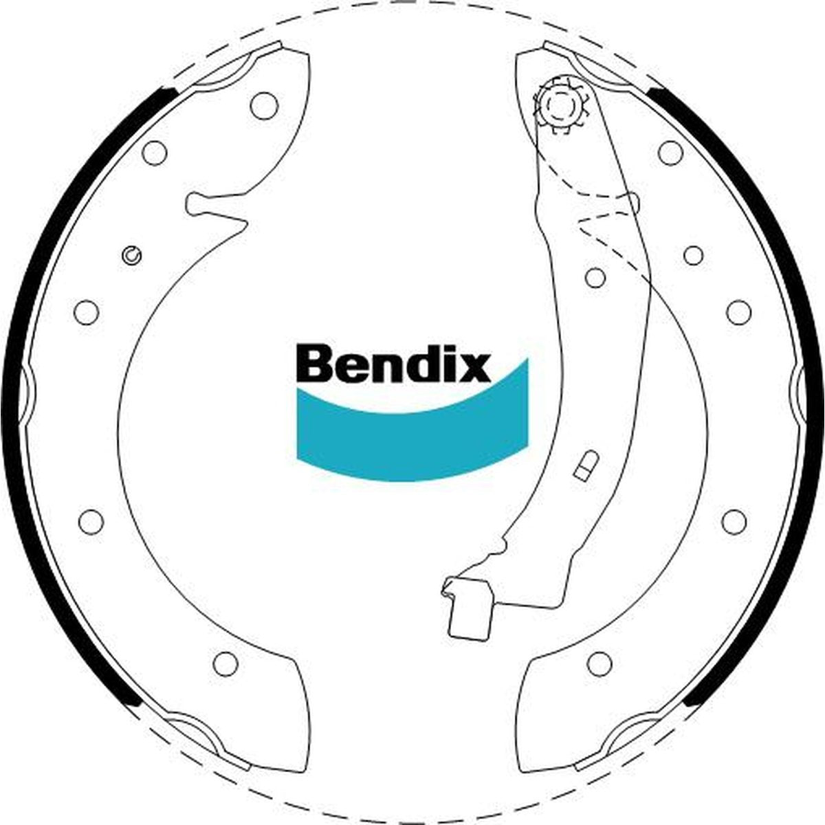 Bendix Brake Shoe Set BS1805