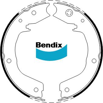 Bendix Brake Shoe Set BS1860