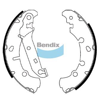 Bendix Brake Shoe Set BS5001