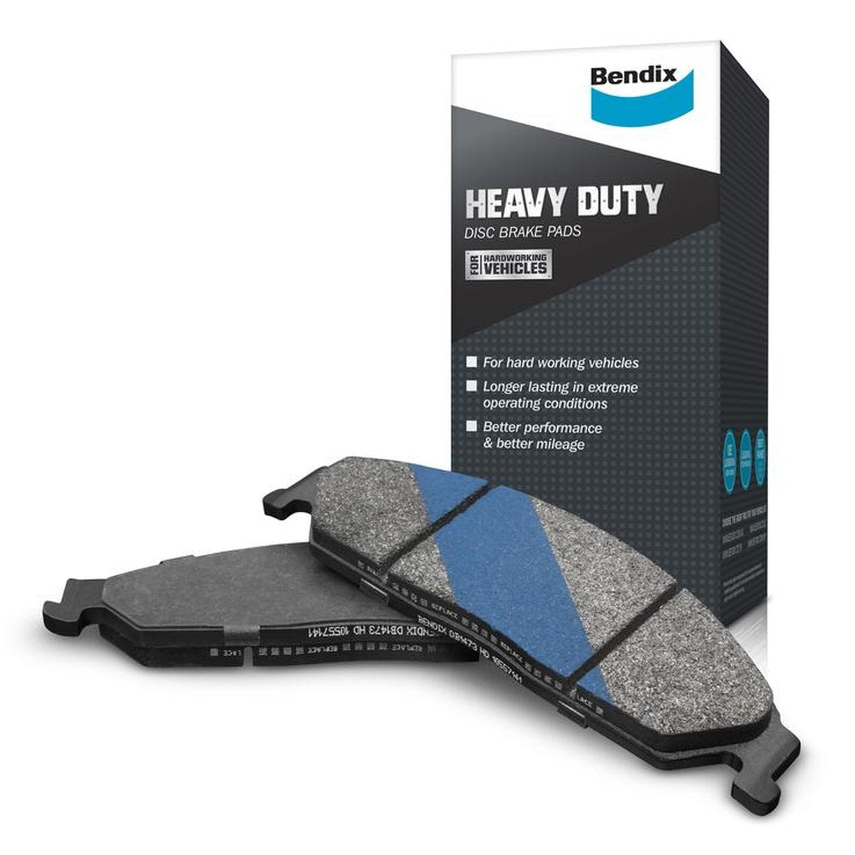 Bendix Heavy Duty Brake Pad Set Front DB1385 HD