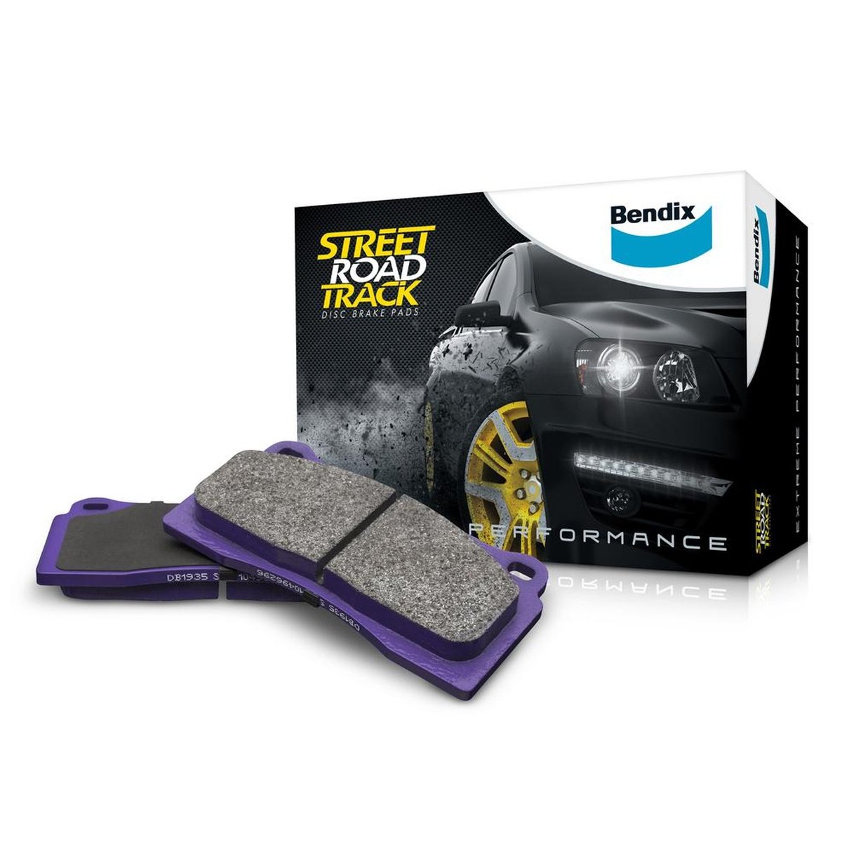 Bendix SRT Brake Pad Set Rear DB1675 SRT