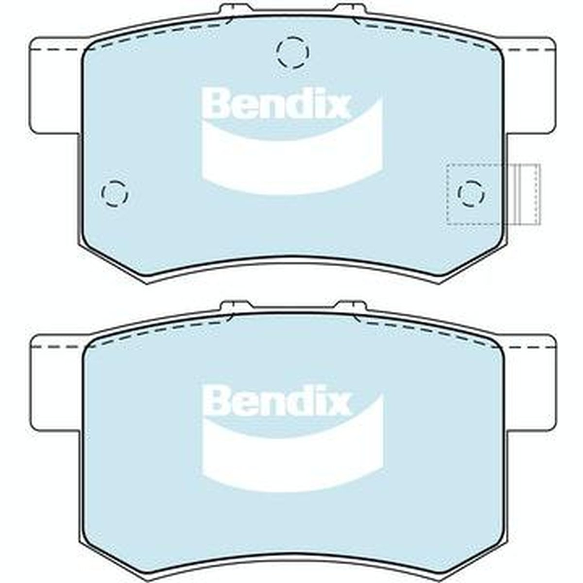 Bendix EV Hybrid Brake Pad Rear SET DB1142  EV