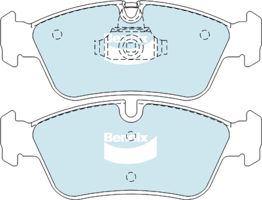 Bendix General CT Brake Pad Set Front DB1414 GCT