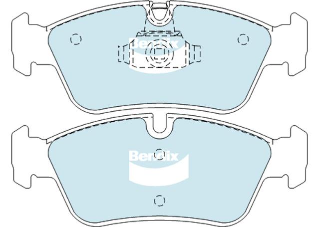 Bendix General CT Brake Pad Set Front DB1414 GCT