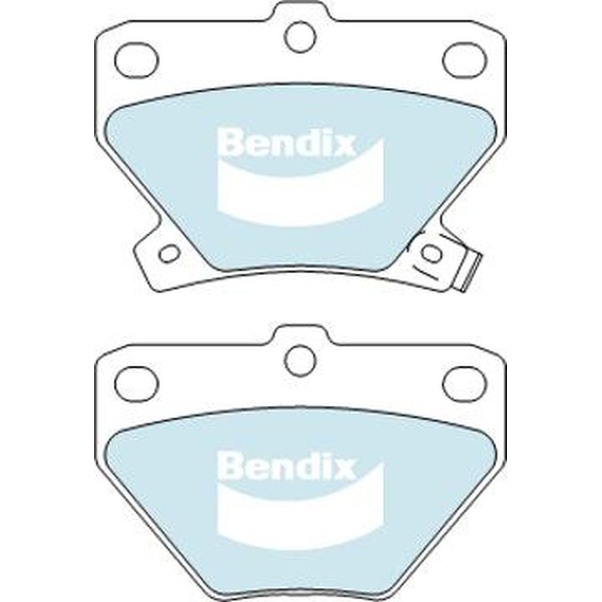Bendix EV Hybrid Brake Pad Rear SET DB1429  EV