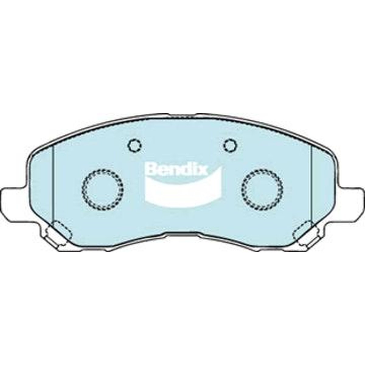 Bendix EV Hybrid Brake Pad Front SET DB1441  EV