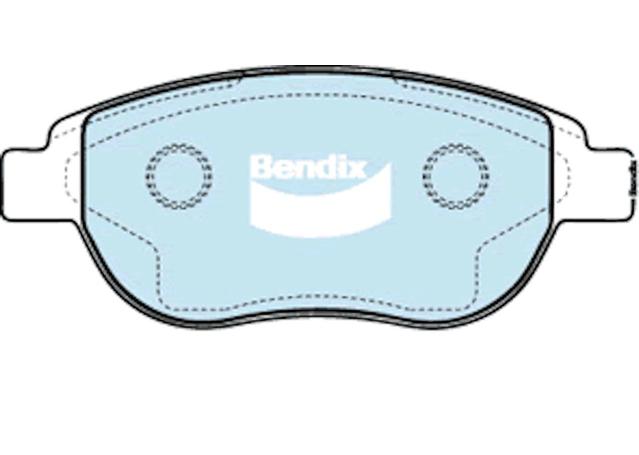 Bendix General CT Brake Pad Set Front DB1758 GCT