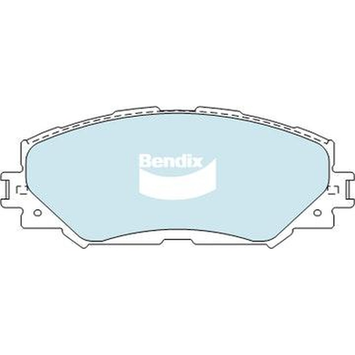 Bendix EV Hybrid Brake Pad Front SET DB1802  EV