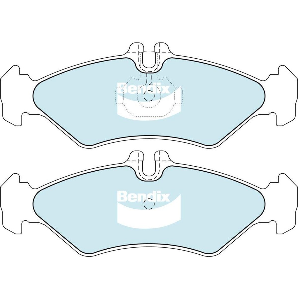 Bendix Heavy Duty Brake Pad Set Rear DB1978 HD